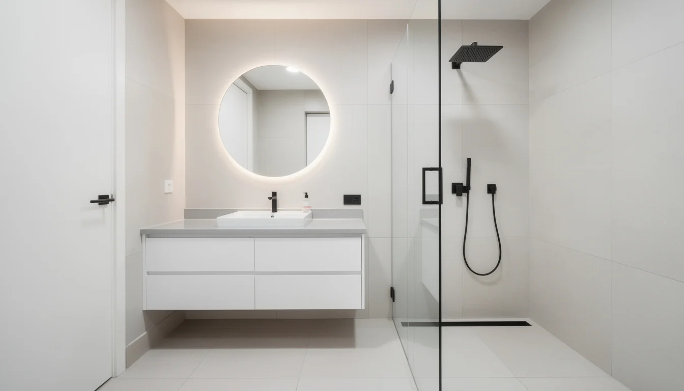 Beautifully designed small bathroom