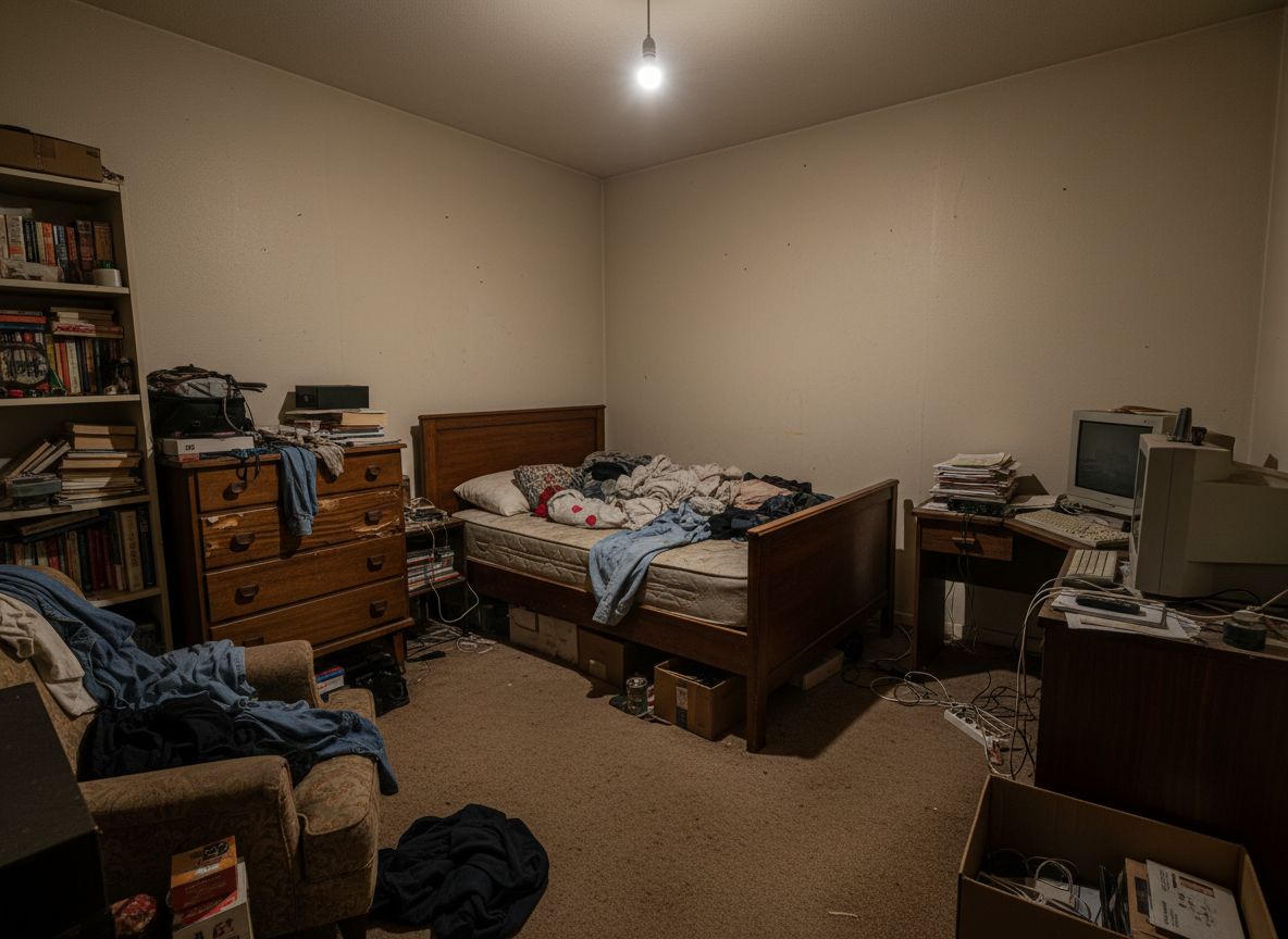 Studio apartment before