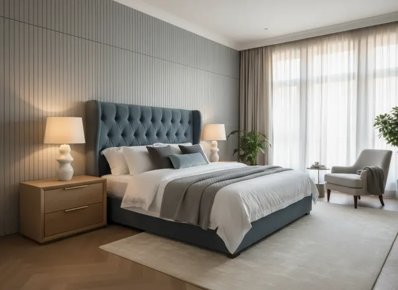 Master Bedroom AI renovation concept by Deqor AI