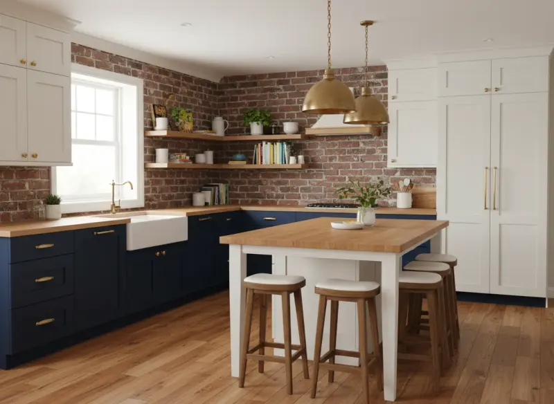 Kitchen AI renovation concept by Deqor AI