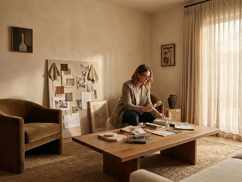 AI-powered interior design visualization - photorealistic room concept render for designers