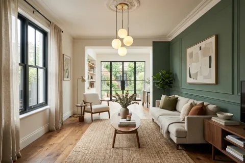 AI Interior Enhancement - 40 interior design transformations by Deqor