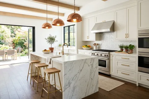 AI Kitchen - 20 interior design transformations by Deqor