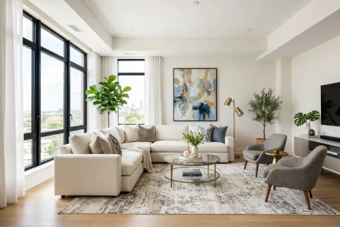 AI Staging & Furnishing - 30 interior design transformations by Deqor