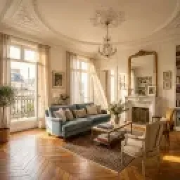 AI european interior design style example by Deqor