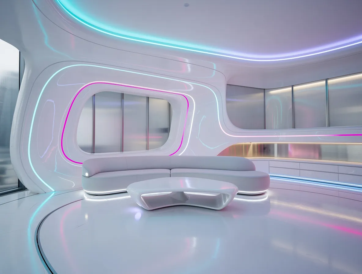 Futuristic design style