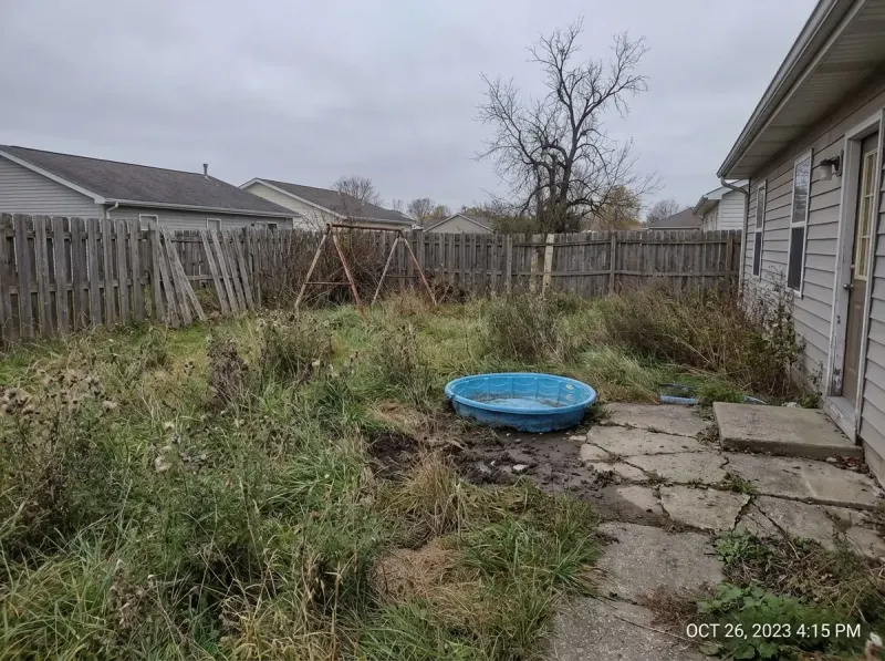 Original Paradise Garden Makeover before Deqor AI