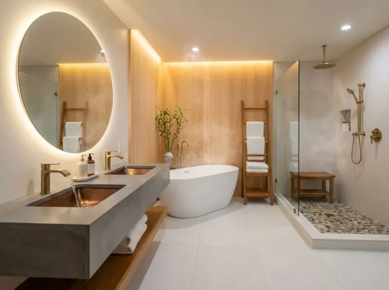 AI redesigned Spa-Inspired Retreat by Deqor