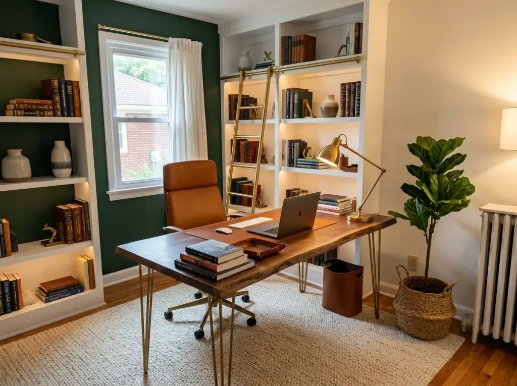 AI redesigned Executive Office Upgrade by Deqor