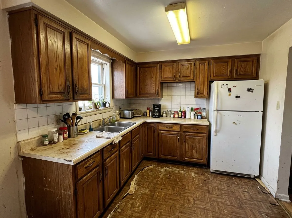 Original Luxury Kitchen Renovation before Deqor AI