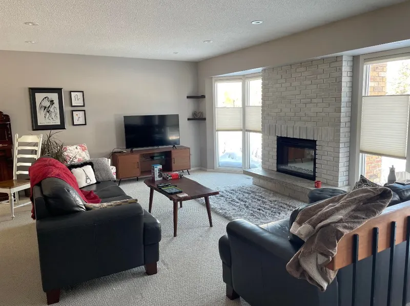 Original Nordic Living Room Redesign before Deqor AI